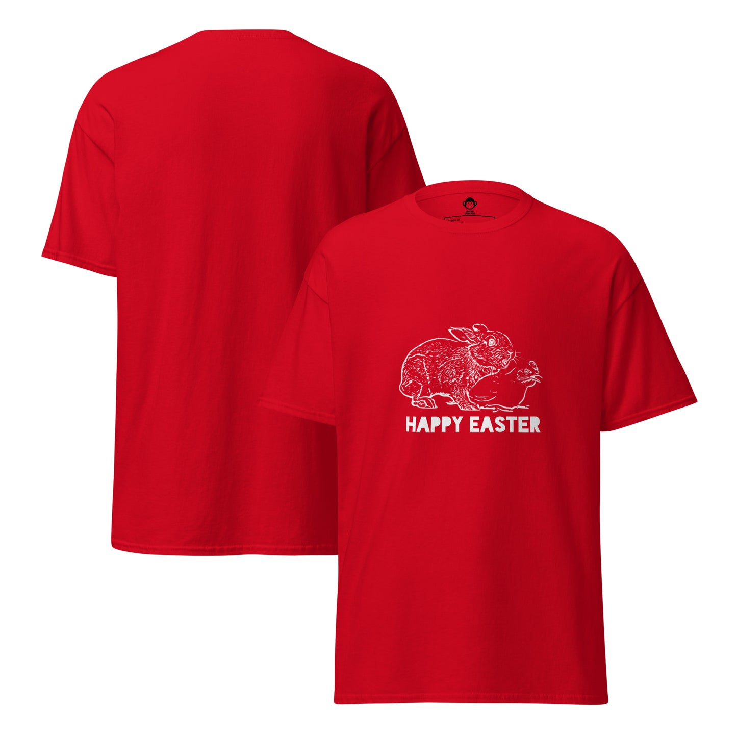 Happy Easter - T-shirt (white print) - Smirk Threads